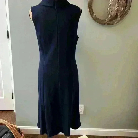 Timeless St. John Collection Navy size 12 dress - Picture 3 of 5